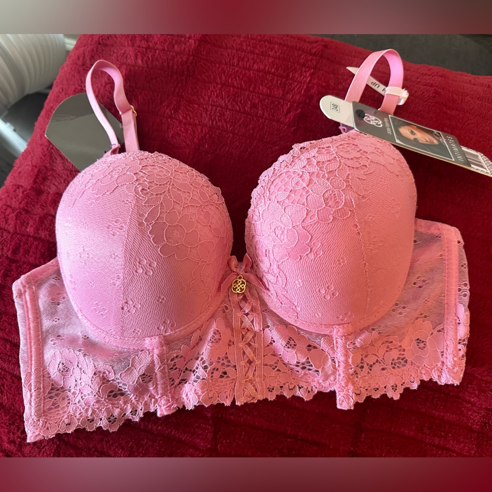Pink bra